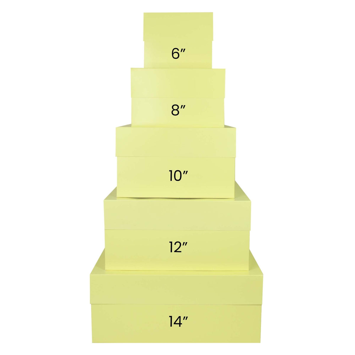 Simply Making Pastel Yellow Cake Box With Window