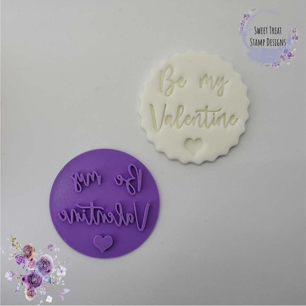 Sweet Treat Stamps Be My Valentine - Embossing Stamp