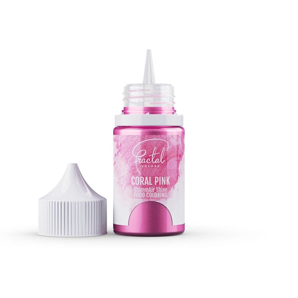 Fractal Colors ShimmAir Shine Airbrush & Icing Colour 33g - Coral Pink