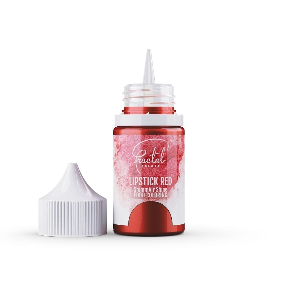 Fractal Colors EXPIRED - Lipstick Red - ShimmAir Shine Airbrush & Icing Colour 33g - Fractal Colours [FEB 2026]