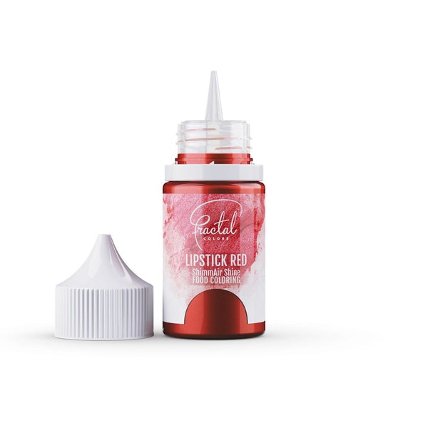 Fractal Colors EXPIRED - Lipstick Red - ShimmAir Shine Airbrush & Icing Colour 33g - Fractal Colours [FEB 2026]