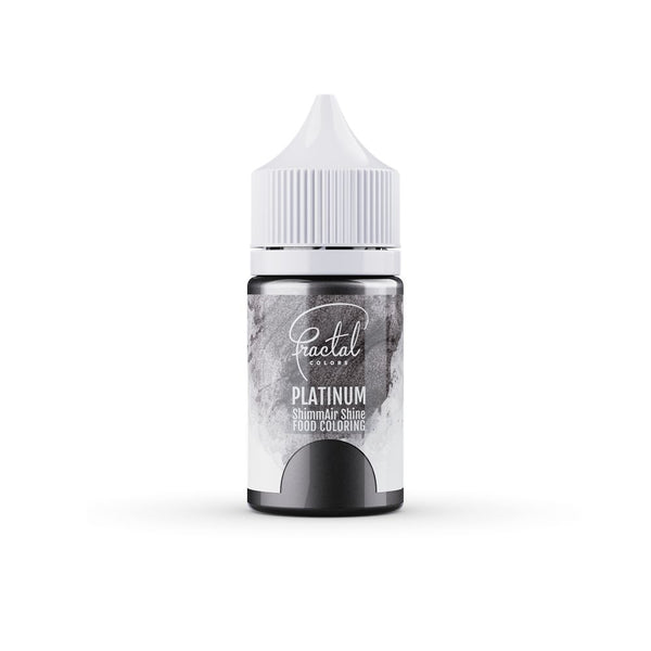 Fractal Colors ShimmAir Shine Airbrush & Icing Colour 33g - Platinum