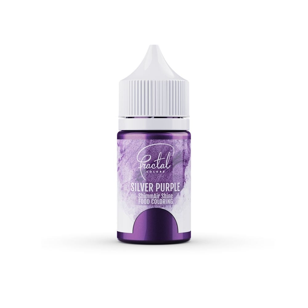 Fractal Colors EXPIRED - Silver Purple - ShimmAir Shine Airbrush & Icing Colour 33g - Fractal Colours [OCT 2025]