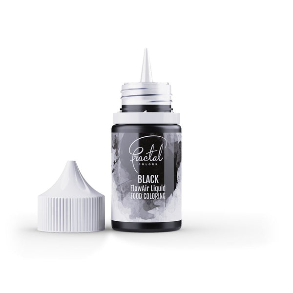 Fractal Colors FlowAir Airbrush Liquid Food Colouring - Black