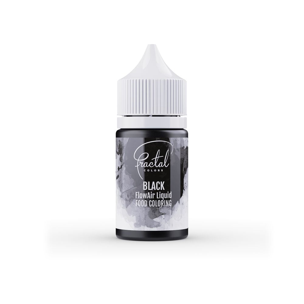 Fractal Colors FlowAir Airbrush Liquid Food Colouring - Black