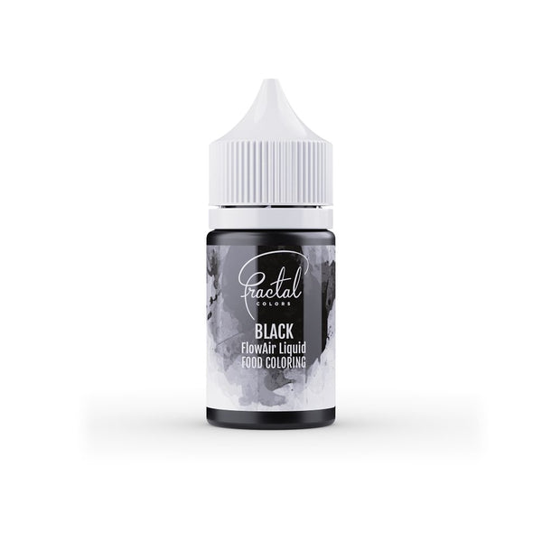 Fractal Colors FlowAir Airbrush Liquid Food Colouring - Black