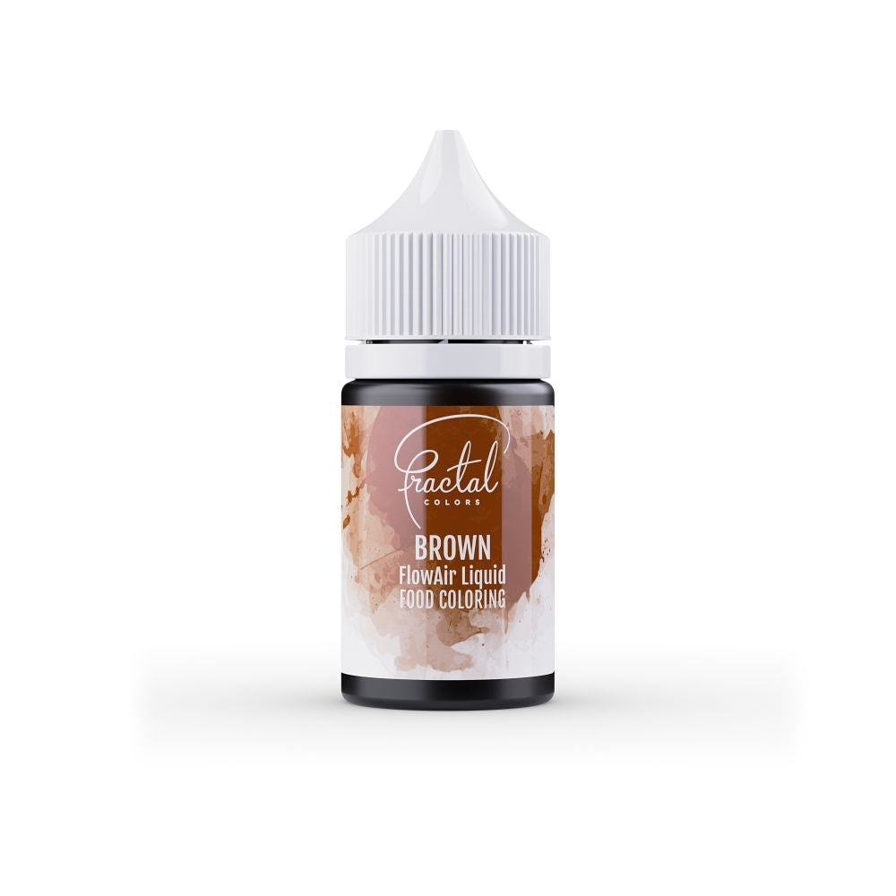 Fractal Colors FlowAir Airbrush Liquid Food Colouring - Brown