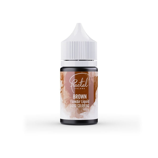 Fractal Colors FlowAir Airbrush Liquid Food Colouring - Brown