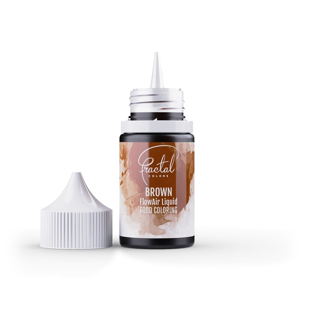 Fractal Colors FlowAir Airbrush Liquid Food Colouring - Brown