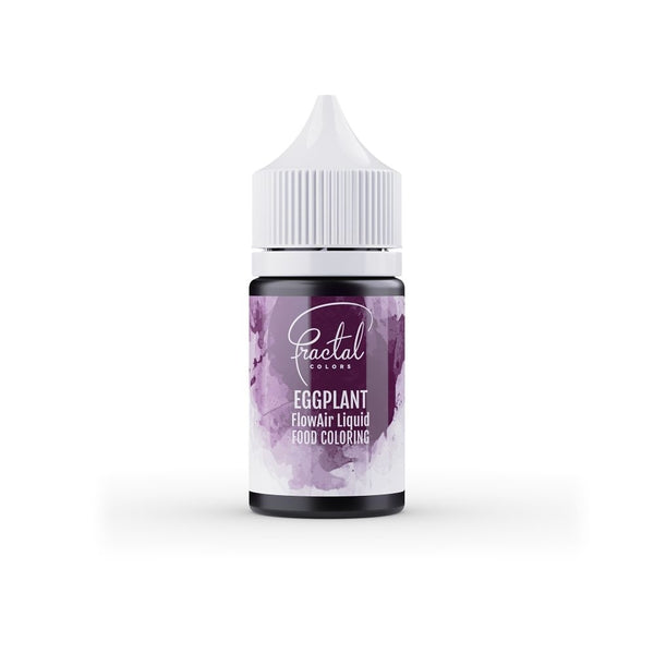 Fractal Colors FlowAir Airbrush Liquid Food Colouring - Eggplant