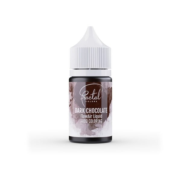 Fractal Colors FlowAir Airbrush Liquid Food Colouring - Dark Chocolate