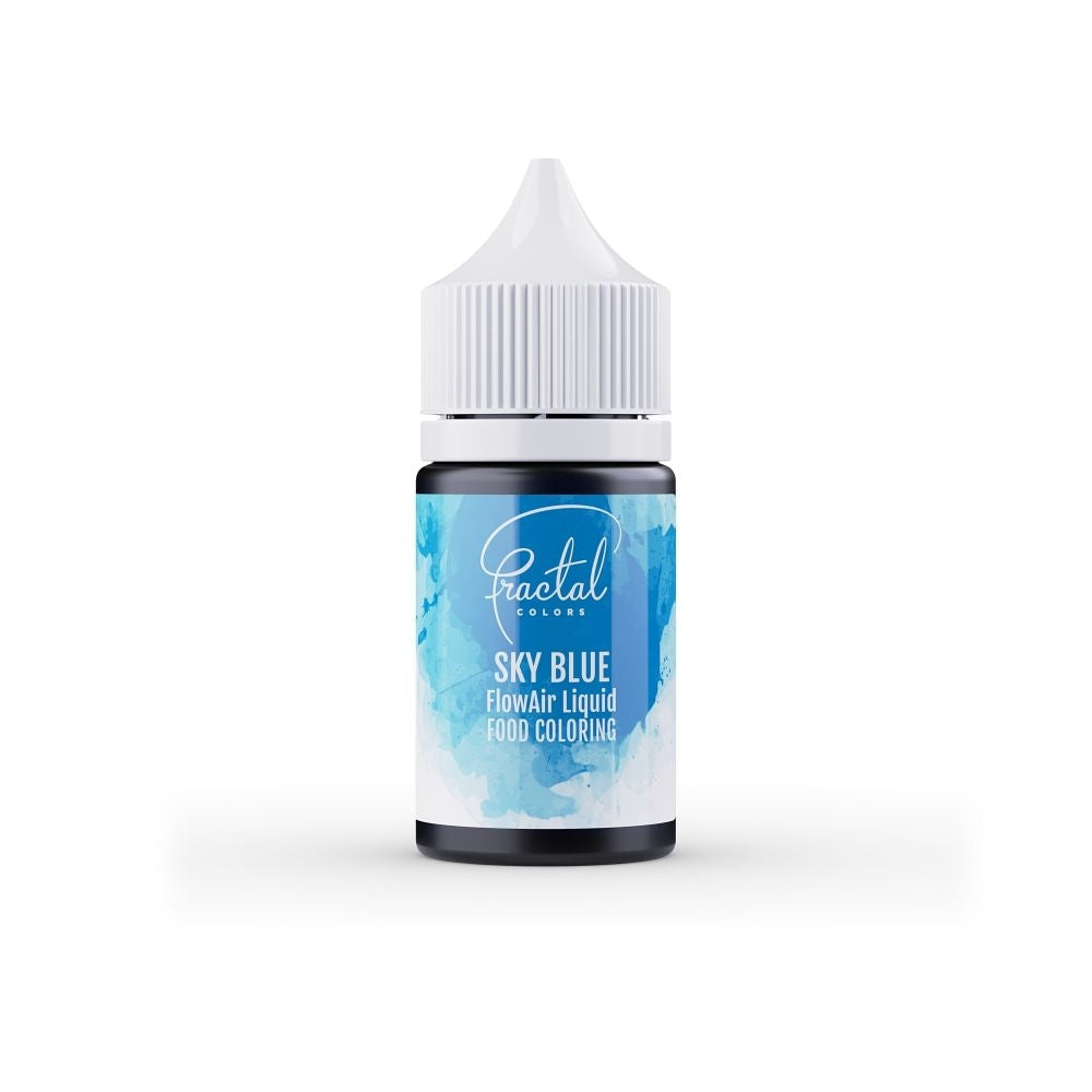 Fractal Colors FlowAir Airbrush Liquid Food Colouring - Sky Blue
