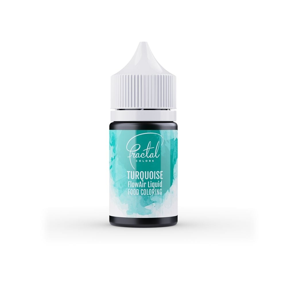 Fractal Colors FlowAir Airbrush Liquid Food Colouring - Turquoise