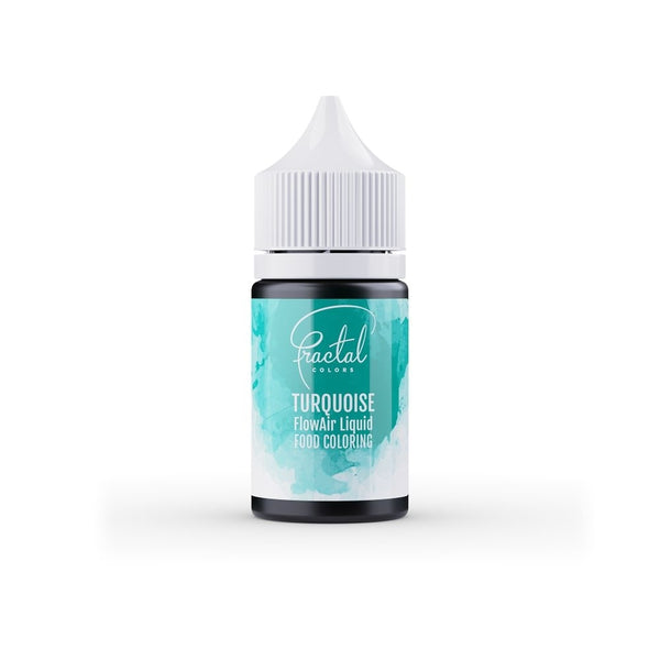 Fractal Colors FlowAir Airbrush Liquid Food Colouring - Turquoise