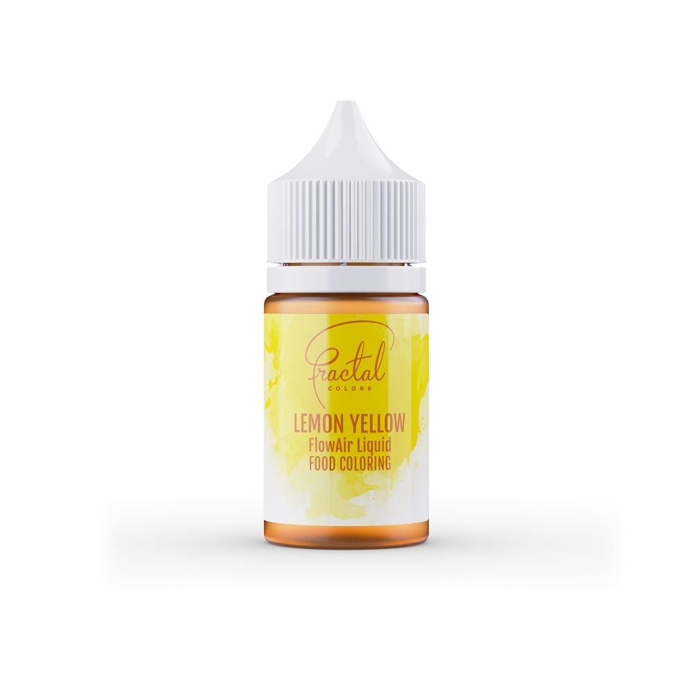 Fractal Colors FlowAir Airbrush Liquid Food Colouring - Lemon Yellow