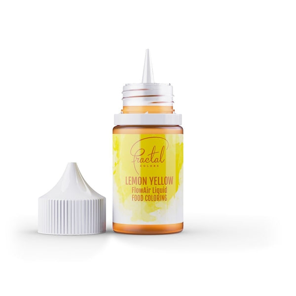 Fractal Colors FlowAir Airbrush Liquid Food Colouring - Lemon Yellow