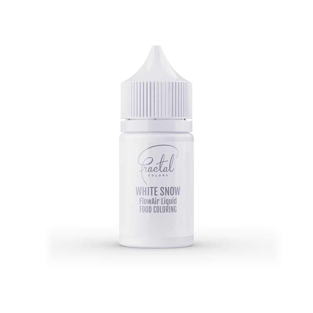 Fractal Colors FlowAir Airbrush Liquid Food Colouring - White Snow