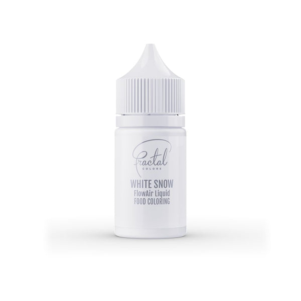 Fractal Colors FlowAir Airbrush Liquid Food Colouring - White Snow