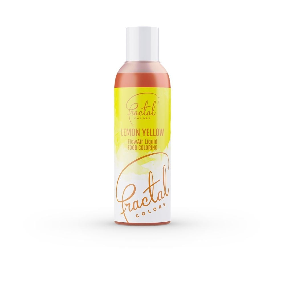 Fractal Colors FlowAir Airbrush Liquid Food Colouring - Lemon Yellow