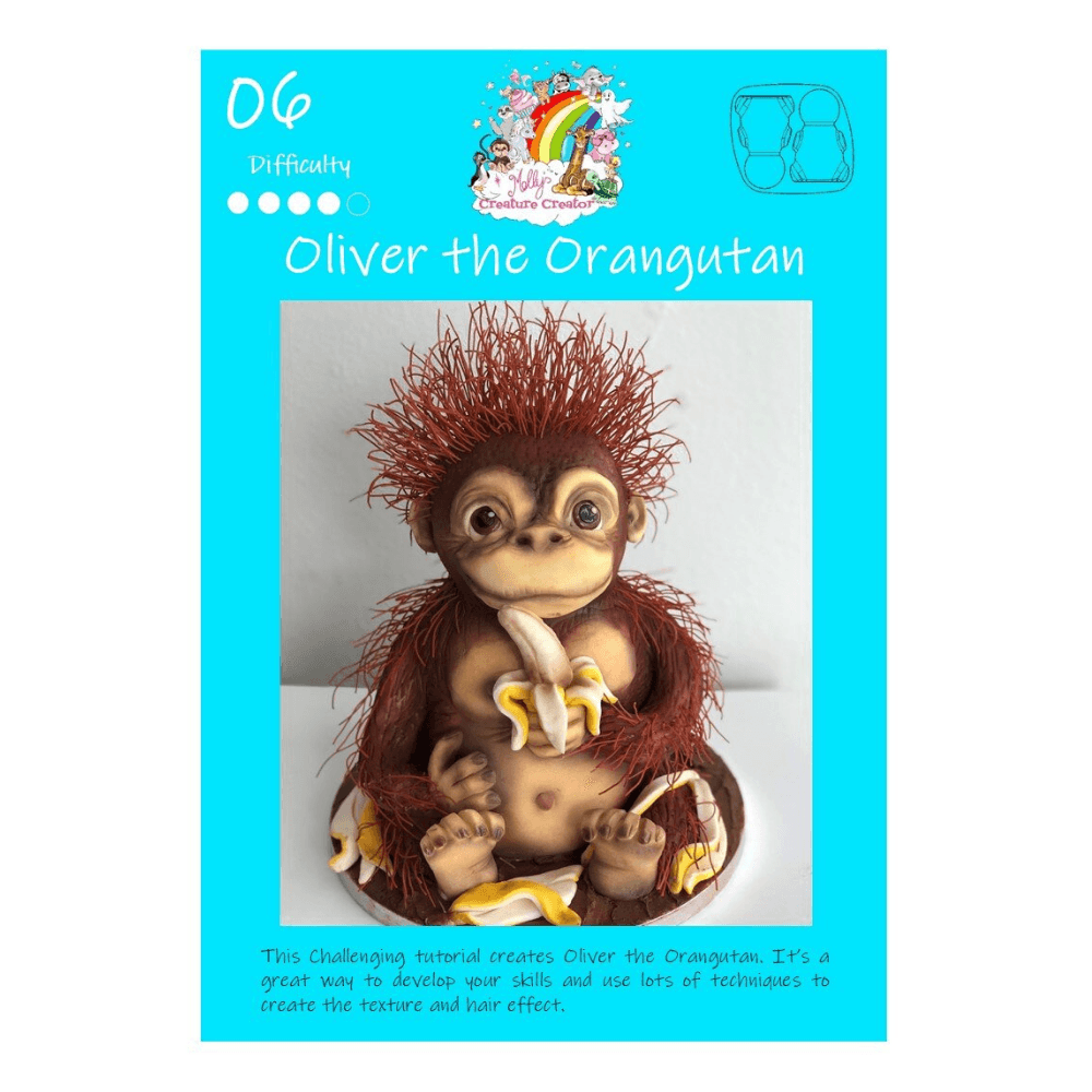 Molly Robbins Oliver The Orangutan Cake Tutorial