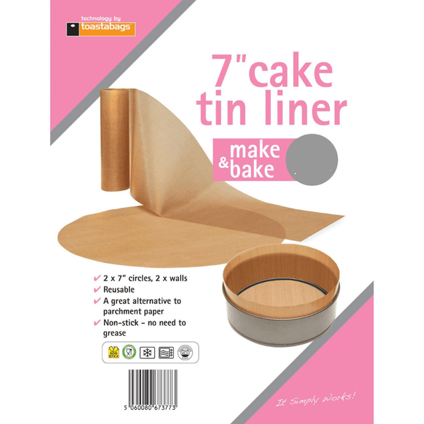 Make & Bake by Toastabags Cake Tin Liners - Twin Pack