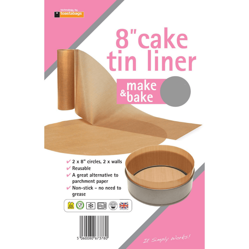 Make & Bake by Toastabags Cake Tin Liners - Twin Pack