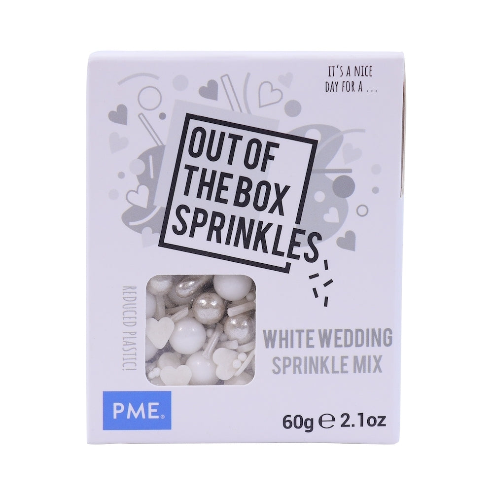PME White Wedding - Out The Box Sprinkle Mix 60g