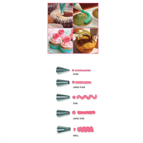 Make & Bake by Toastabags Silicone Piping Set
