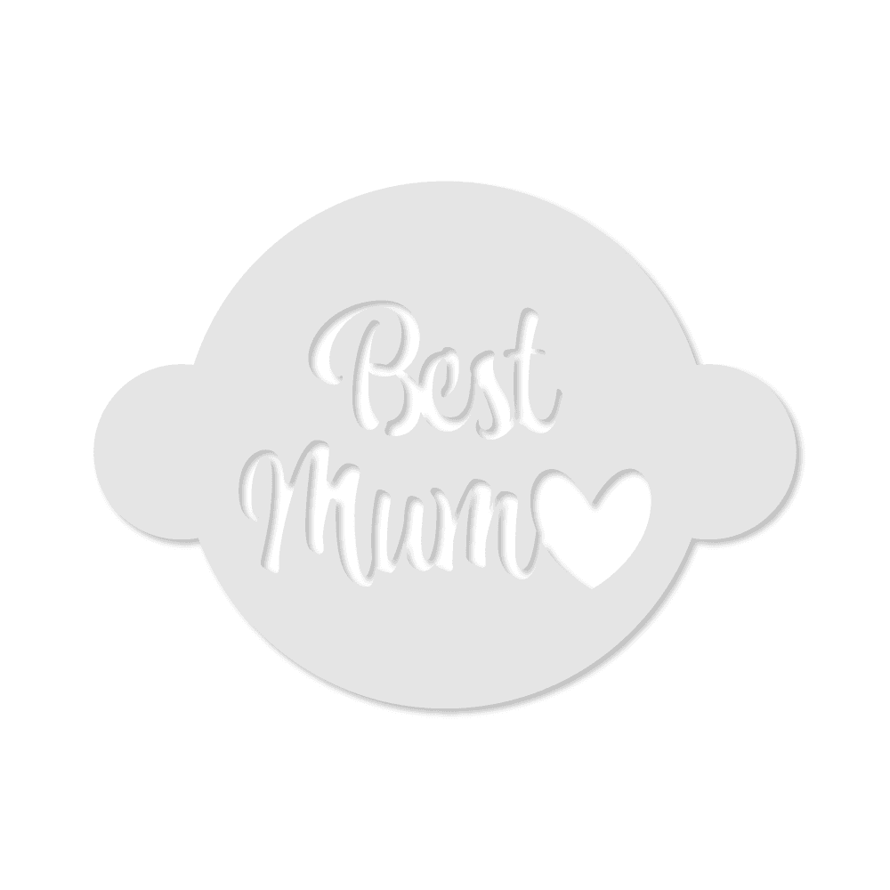 Simply Making Best Mum Cupcake & Cookie Stencil
