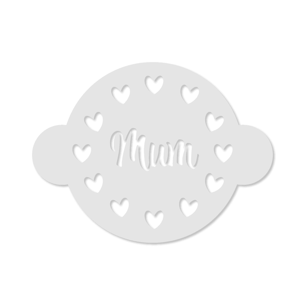 Simply Making Mum Heart Frame Cupcake & Cookie Stencil