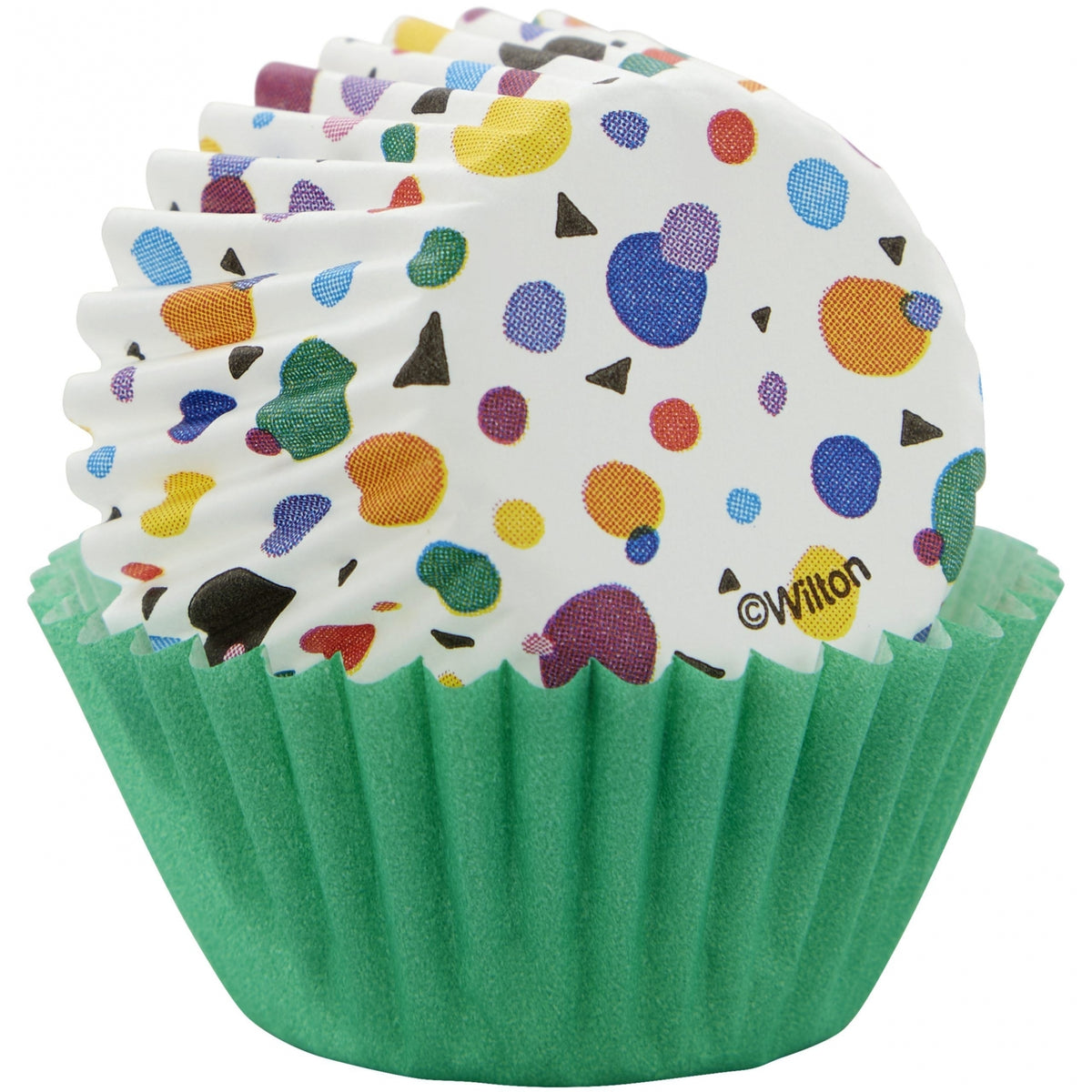 Wilton Dots & Triangles Baking Cases x 75