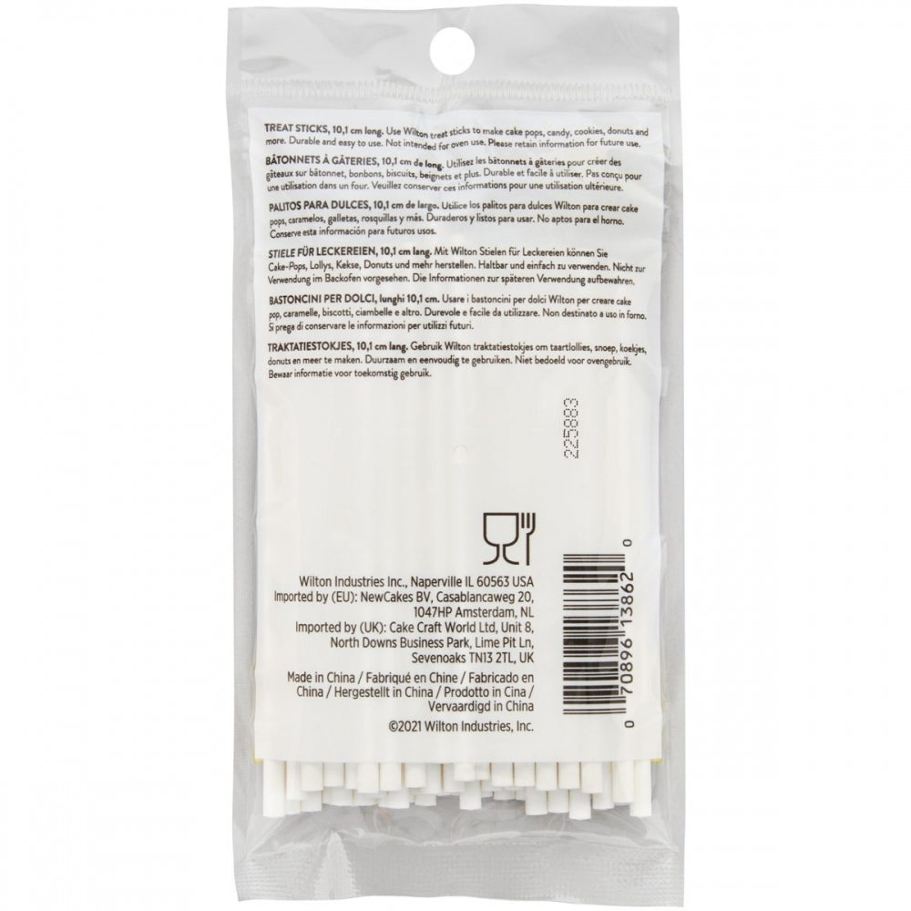 Wilton Lollipop Sticks 10cm - Pack of 50