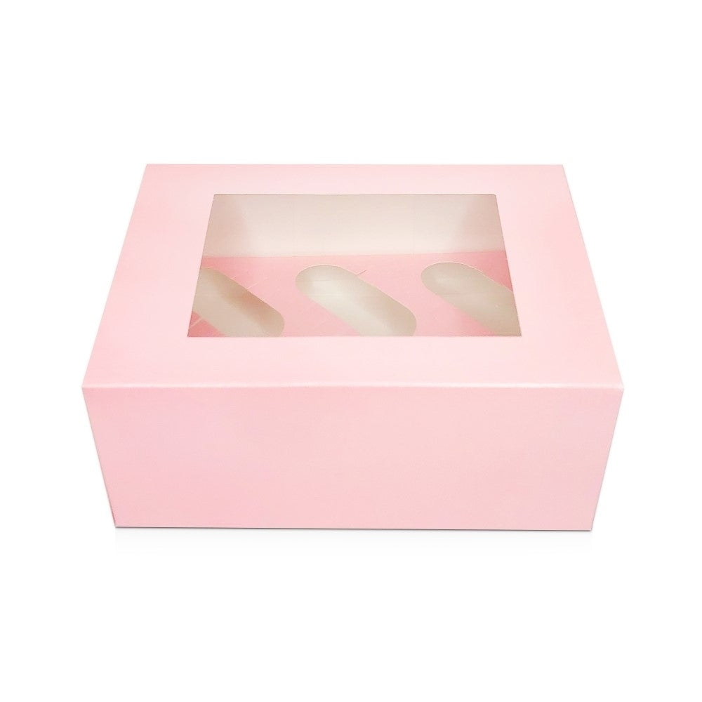 Simply Making 4" Deep Baby Pink Luxury Cupcake Box