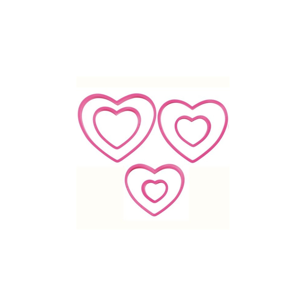 Wilton Nesting Heart Cutter - Set of 6