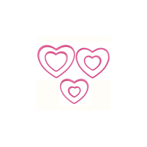Wilton Nesting Heart Cutter - Set of 6