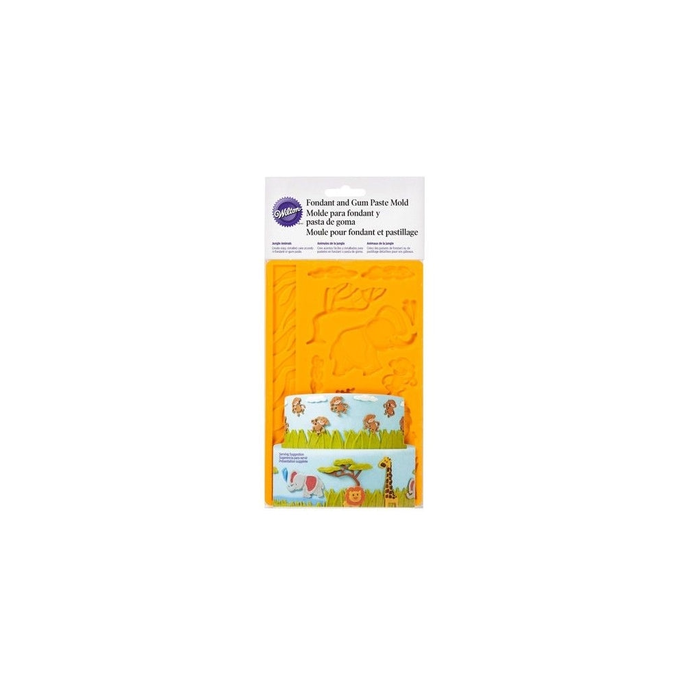 Wilton Jungle Animals Fondant Mould