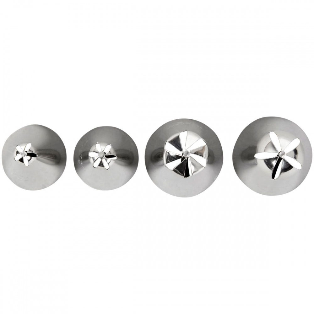 Wilton Decorating Tip Set - No.109, No.129, No.190 & No.225