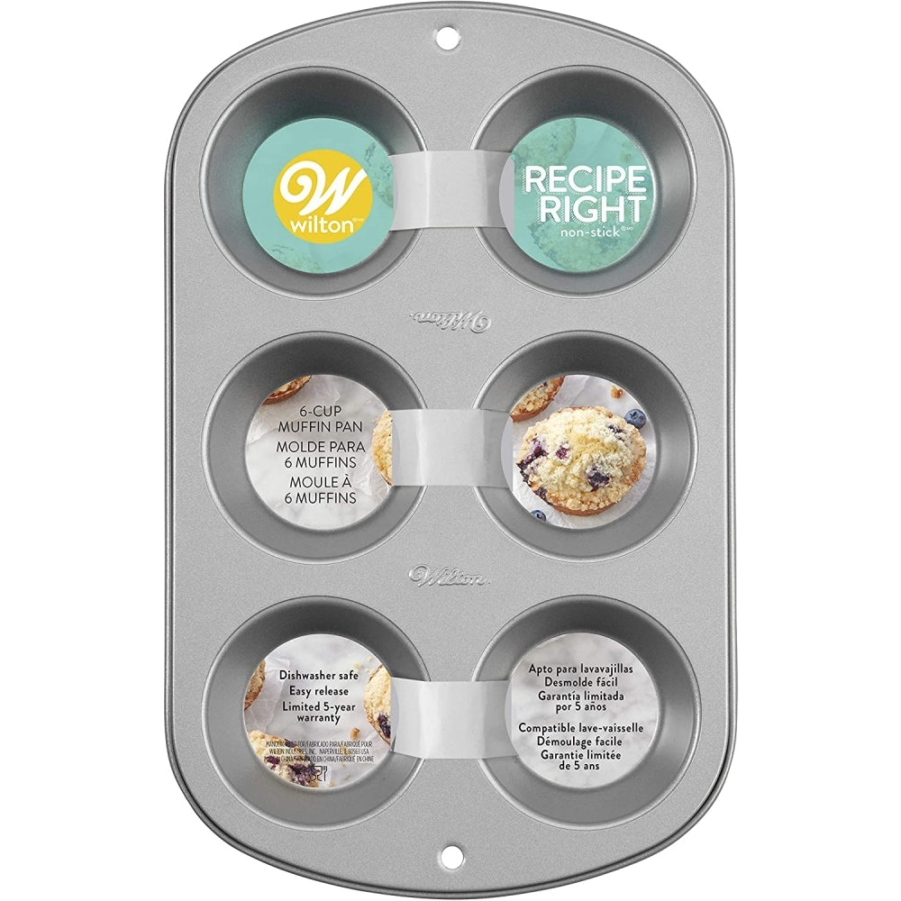 Wilton 6 Cup Jumbo Muffin Pan