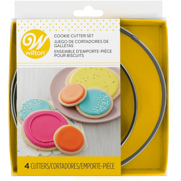 Wilton Circles Nesting Metal Cutter Set of 4