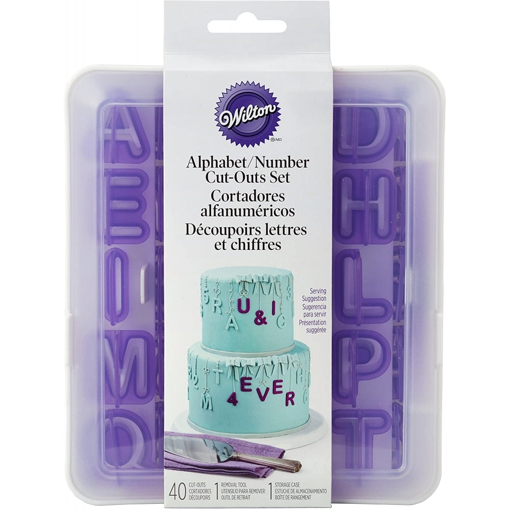 Wilton Alphabet and Number Cut-Outs Set