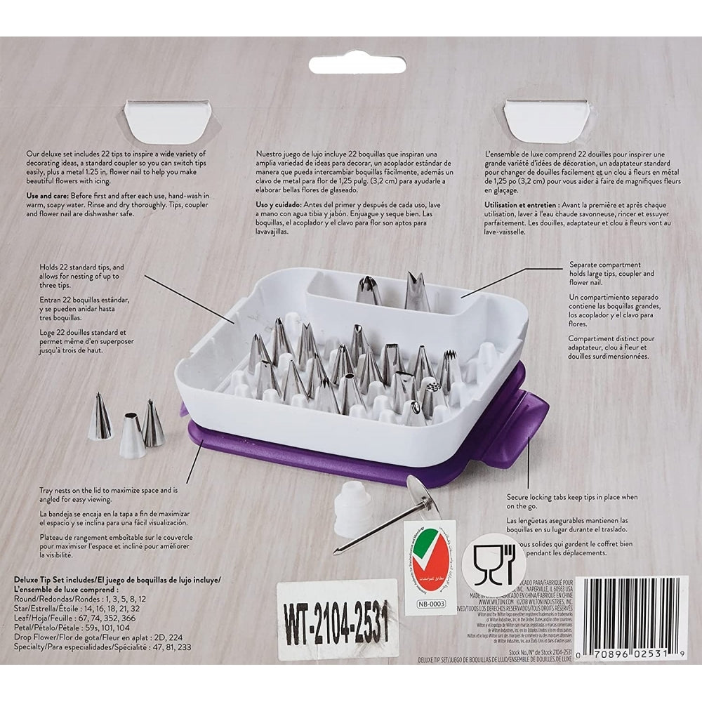 Wilton Deluxe Piping Tip Set
