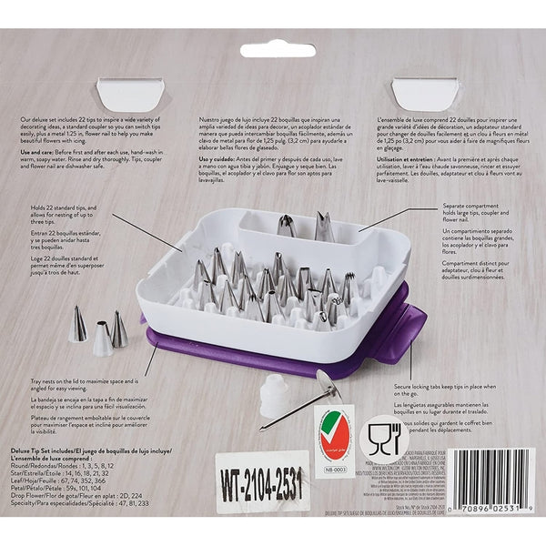 Wilton Deluxe Piping Tip Set