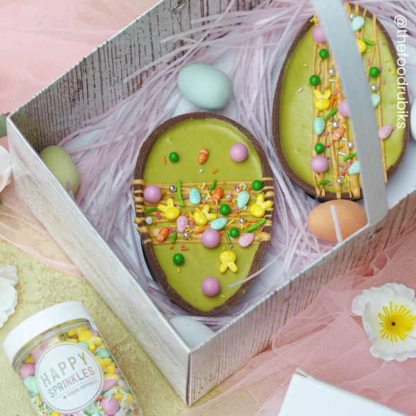Simply Making Holds 2 Wood Effect Easter Egg Box With Handle