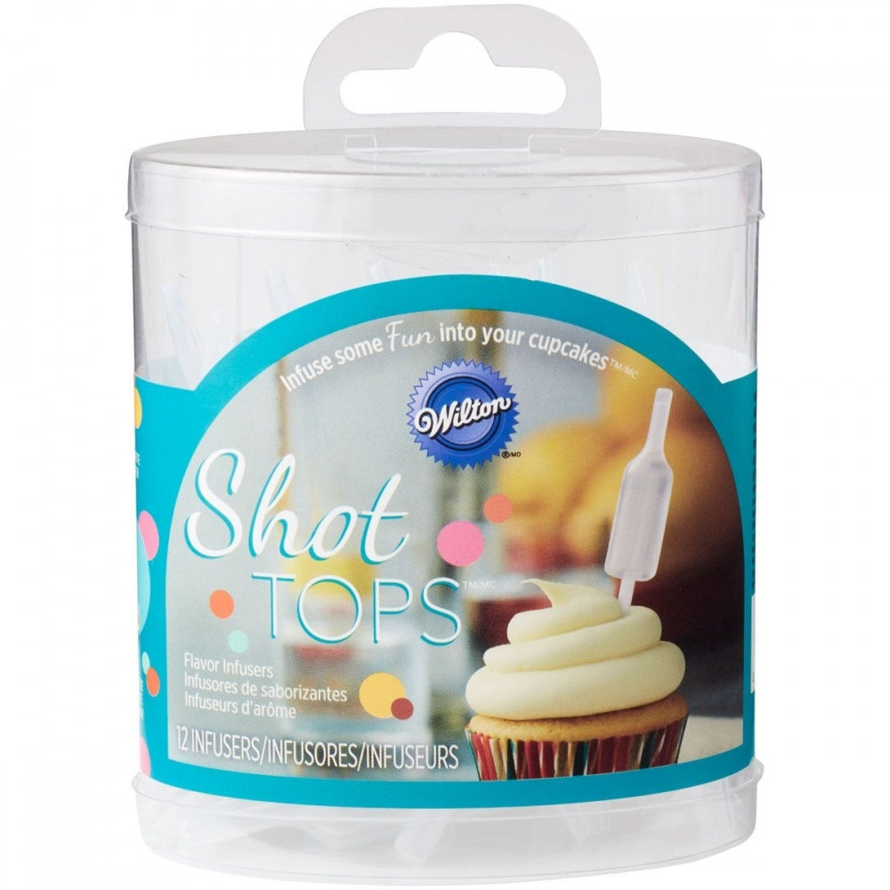 Wilton Shot Tops Flavor Infusers - Pack Of 12