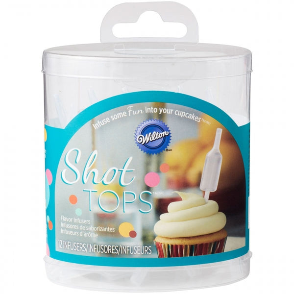 Wilton Shot Tops Flavor Infusers - Pack Of 12