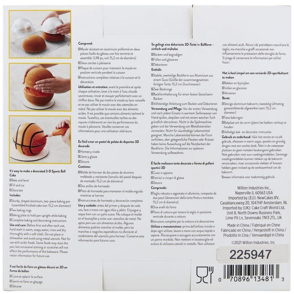 Wilton Sports Ball Pan Set