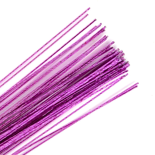 Hamilworth 26 Gauge Metallic Violet Florist Wires