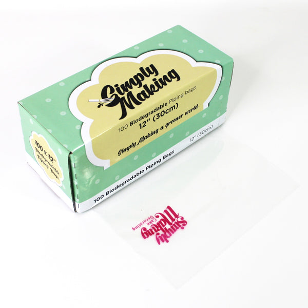 Simply Making 12 Inch Disposable Biodegradable Piping Bags - Roll Of 100