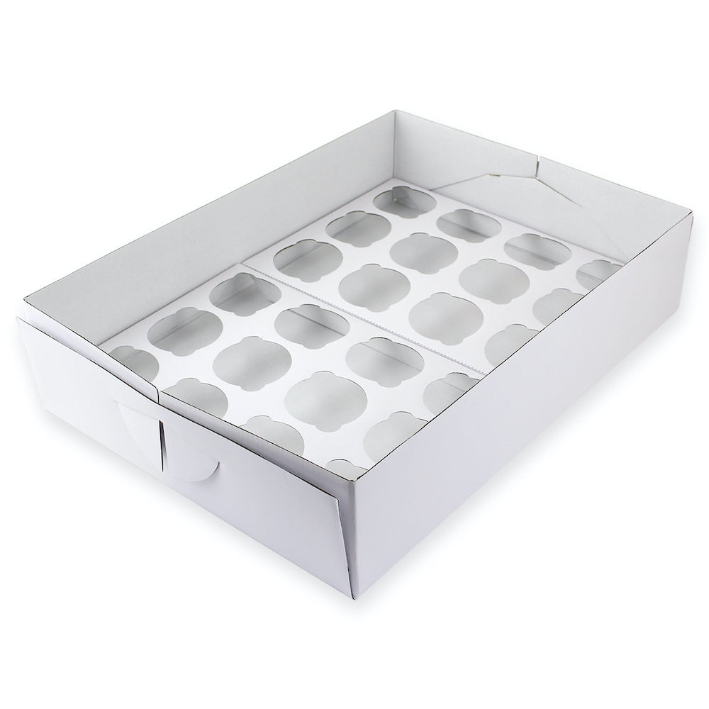 PME Holds 24 White Cupcake Box