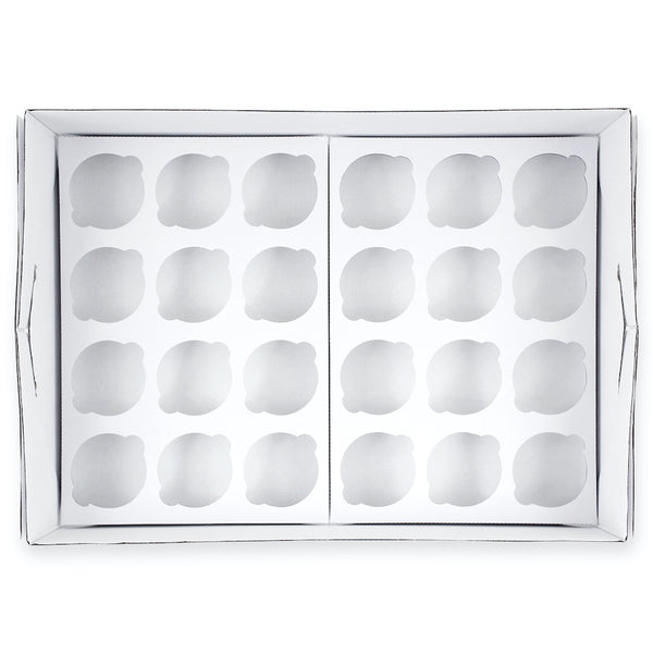 PME Holds 24 White Cupcake Box